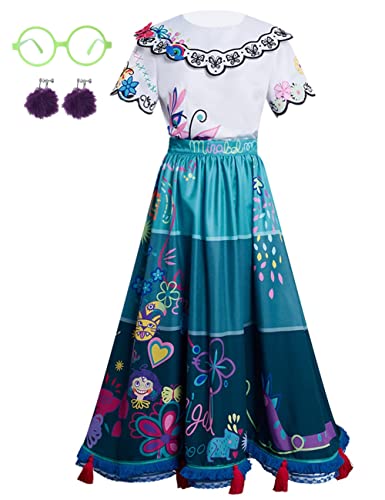 Damen Mirabel Kleid für Erwachsene, Cosplay, Party, Kostüm, Outfit (XS) von Angelaicos