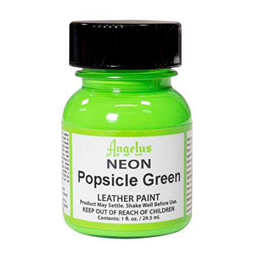 Angelus Acryl Lederfarbe Neon Popsicle Green 29,5ml von Angelus