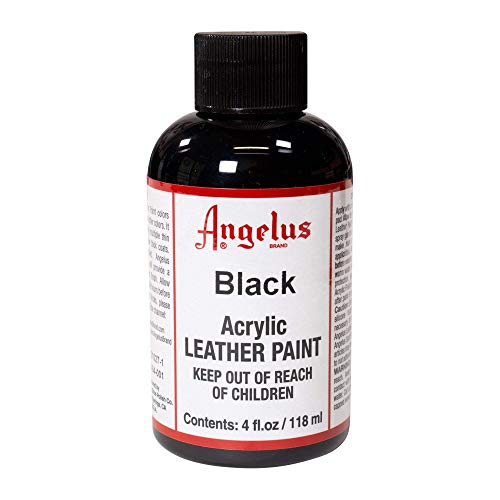 Angelus Acryl Lederfarbe Schwarz 118ml von Angelus