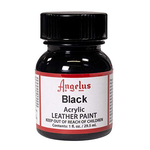 Angelus Acryl Lederfarbe Schwarz 29,5 ml von Angelus