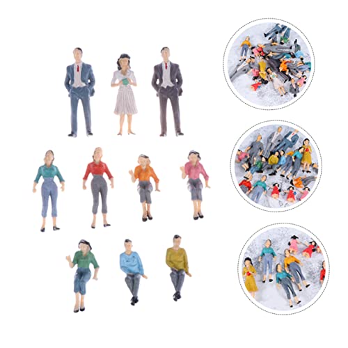 Angoily 10stücke Bemalte Figuren Für Modellbau Miniatur-Personen Kunststoff Zufälligen Stilen Und Farben Für Modellbahnen Landschaften Und Architektur-szenen Angoily 10stücke Bemalte Figuren Für Modellbau Miniatur-Personen Kunststoff Zufälligen Stilen Und Farben Für Modellbahnen Landschaften Und Architektur-szenen von Angoily
