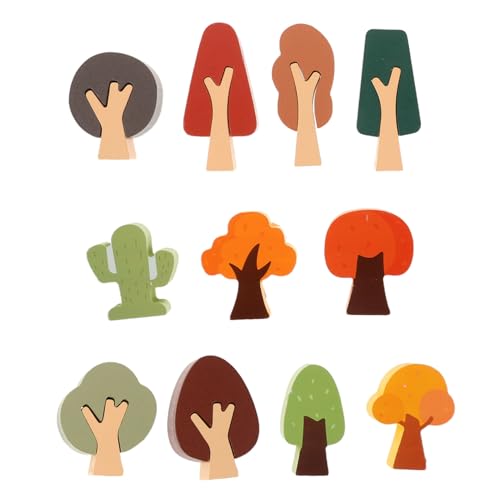 Angoily 11 Stück Teiliges Holzbahn Zubehör mit Realistischen Miniatur-Wald Bäumen Detailreiche Holzfiguren Natürliche Farbgestaltung Einfaches Stecksystem für Inspirierende und Diorama Angoily 11 Stück Teiliges Holzbahn Zubehör mit Realistischen Miniatur-Wald Bäumen Detailreiche Holzfiguren Natürliche Farbgestaltung Einfaches Stecksystem für Inspirierende und Diorama von Angoily