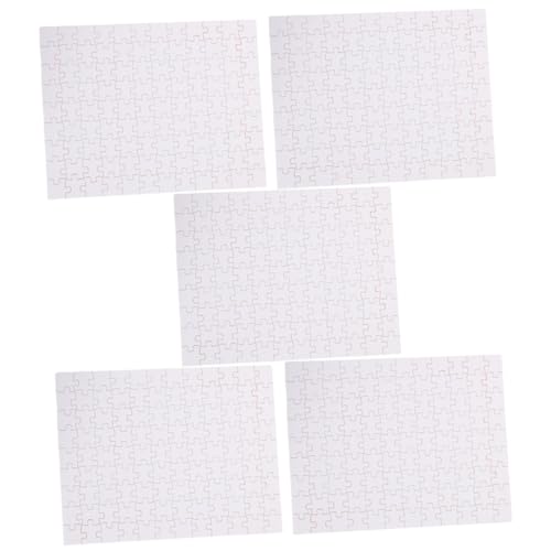 Angoily 5 Blätter Blanko Holzpuzzle Teile Sublimationsrohlinge für DIY Wärmeübertragung Erwachsene Originelles Basteln Partyspaß Angoily 5 Blätter Blanko Holzpuzzle Teile Sublimationsrohlinge für DIY Wärmeübertragung Erwachsene Originelles Basteln Partyspaß von Angoily