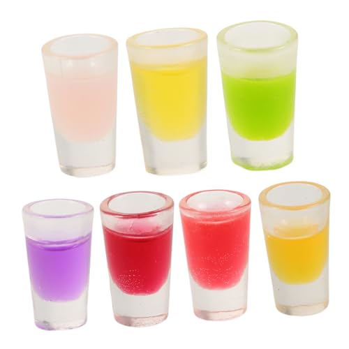Angoily 7Stücke Teiliges Getränkeset für Puppenhäuser Saftbecher Dekoration für DIY Mini Hauszubehör und Rollenspiele für Miniaturszenen Angoily 7Stücke Teiliges Getränkeset für Puppenhäuser Saftbecher Dekoration für DIY Mini Hauszubehör und Rollenspiele für Miniaturszenen von Angoily