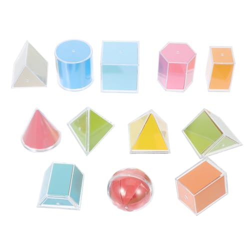 Angoily Geometrische Körper Lernspielzeug Teilig Transparentes Manipulatives Mathe Modell für Grundschule Kindergarten Perspektivische Formen Demonstration und Hands Lernen Angoily Geometrische Körper Lernspielzeug Teilig Transparentes Manipulatives Mathe Modell für Grundschule Kindergarten Perspektivische Formen Demonstration und Hands Lernen von Angoily