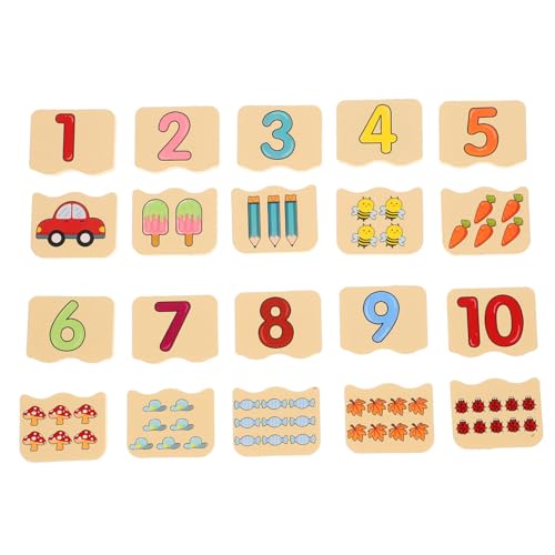 Angoily Holzpuzzle für Kleinkinder Zahlen Tier Matching Lernspielzeug Montessori Pädagogisches Holzspielzeug zur Kognitiven und Gehirnentwicklung Angoily Holzpuzzle für Kleinkinder Zahlen Tier Matching Lernspielzeug Montessori Pädagogisches Holzspielzeug zur Kognitiven und Gehirnentwicklung von Angoily