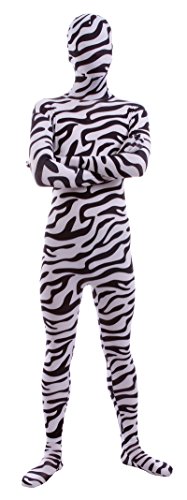 Aniler Zentai Kostüm Bodysuit für Herren und Damen, Spandex, Zebra, XXL Aniler Zentai Kostüm Bodysuit für Herren und Damen, Spandex, Zebra, XXL von Aniler