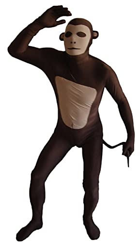 Aniler Zentai Kostüm für Damen und Herren, aus Elasthan, Größe M, Affe Aniler Zentai Kostüm für Damen und Herren, aus Elasthan, Größe M, Affe von Aniler