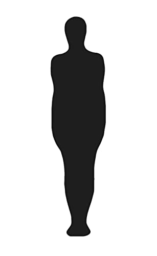 Aniler Zentai Kostüm für Damen und Herren aus Spandex, Größe XL, Schwarz Aniler Zentai Kostüm für Damen und Herren aus Spandex, Größe XL, Schwarz von Aniler