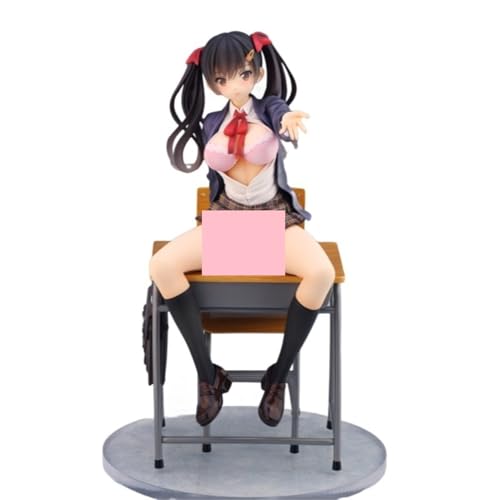 AnimaFg Ecchi-Anime-Figuren, Hentai-Figur, JK, schönes Mädchen, NSFW-Figur, süße Mädchen, Anime-Mädchen-Sammlung, Figur, Spielzeug, Cartoon-Sammlung, 24 cm (optionale Versionen)(Hardware) von AnimaFg