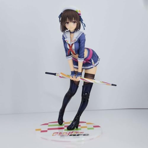 AnimaFg Megumi Kato Racing Ver. 1/7 ECCHI Figur/Hentai Figur/Anime Figur/Anime Statue/Sammelmodell/Bemaltes Charaktermodell/Puppe/Geschenk 22cm/8,7 in von AnimaFg