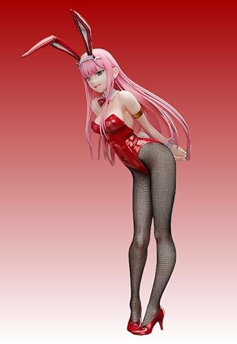 AnimaFg Rotes Bikini-Häschen-Mädchen 1/4 ECCHI-Figur/Hentai-Figur/Anime-Figur/Anime-Statue/Sammelmodell/bemalte Figur, Heimdekor/Modell/Puppe/Geschenk 43 cm von AnimaFg