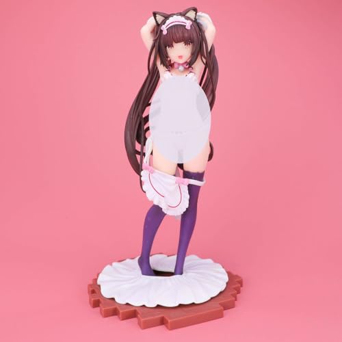 AnimaFg Vanille & Schokolade 1/7 ECCHI Figur/Hentai Figur/Anime Figur/Anime Statue/Sammelmodell/Bemaltes Charaktermodell/Puppe/Geschenk(Chocola) von AnimaFg