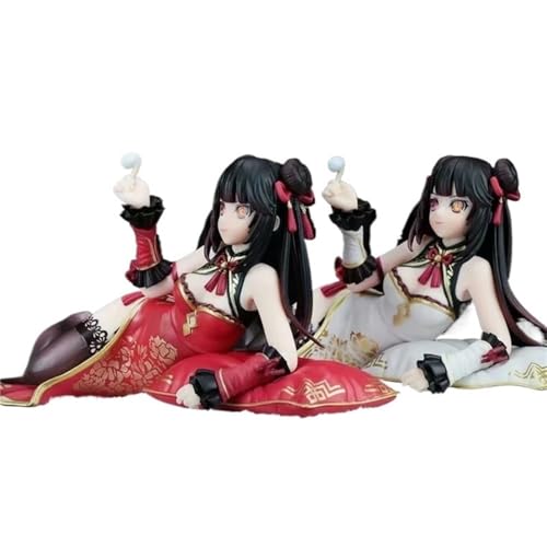 Anime-Figur Tokisaki Kurumi Figur (chinesisches Kleid Ver.) Modell Desktop-Dekoration Sammlung Spielzeugsammlung Geschenk 8,5 cm(2pcs) von AnimaFg