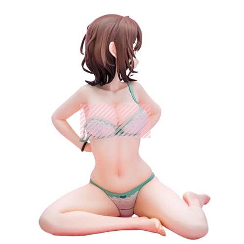 Anime Originalcharakter Mädchen Ecchi Charakter süße Loli Morning Girl 1/4 Schreibtisch-Ornamente Heimgeschenk Anime Actionfigur Spielzeug PVC-Figurensammlung 19,5 cm von AnimaFg