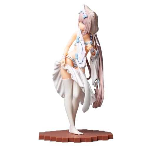 Ecchi Anime Figur Vanille/Schokolade 1/7 Actionfiguren Comic Charakter Modell Anime Peripheriegeräte Sammlungen Geschenk for Fans 24cm/9.4in(Vanilla) von AnimaFg