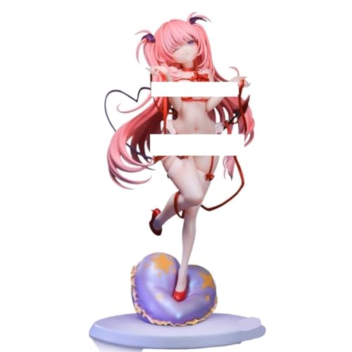 Ecchi Anime-Figuren, Hentai-Figur, Haarballenmilch, LuLuMu, NSFW-Figur, süße Mädchen, Anime-Mädchen-Sammlung, Figur, Spielzeug, Cartoon-Kollektion, 26 cm (Tracking Eye) von AnimaFg