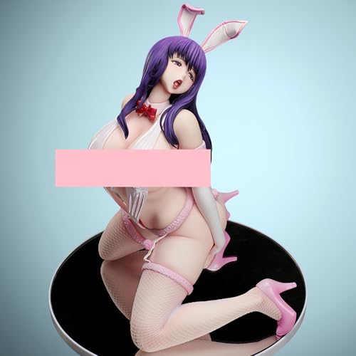 Ecchi-Anime-Figuren, Hentai-Figur, PYBunny-Mädchen, NSFW-Figur, süße Mädchen, Anime-Mädchen-Sammlung, Figur, Spielzeug, Cartoon-Sammlung, 11,4 Zoll (kniende Position)(Hard Version) von AnimaFg