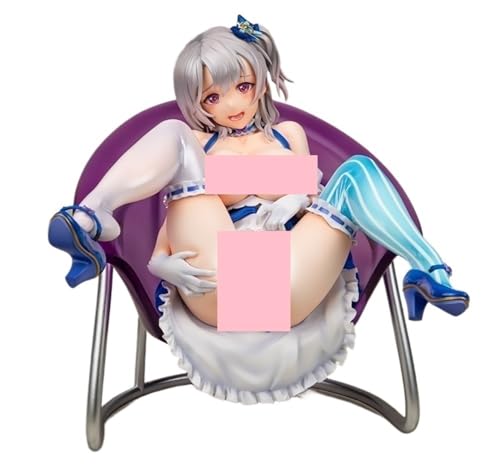 Ecchi Anime-Figuren, Hentai-Figur, Star Liyilai, Nsfw-Figur, süße Mädchen, Anime-Mädchen-Sammlungsfigur, 14 cm (mit Stuhl) von AnimaFg