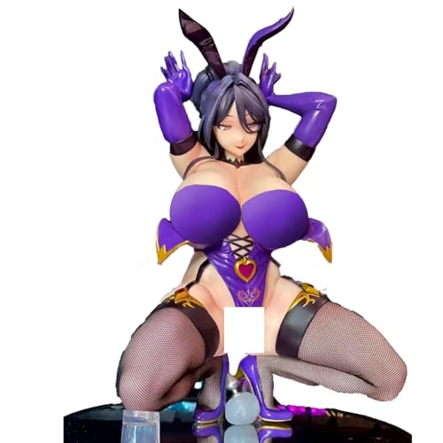 Ecchi Anime-Figuren, Hentai-Figur, sitzende Pose, Hasenmädchen, NSFW-Figur, süße Mädchen, Anime-Mädchen-Kollektion, Figur, Spielzeug, Cartoon-Kollektion, 31 cm von AnimaFg