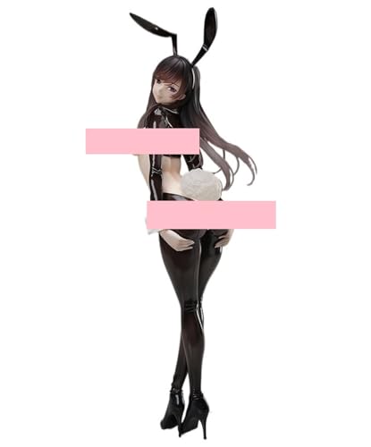 Ecchi Anime Figuren Hentai Figur 1/4 Hua Cheng Bunny Girl Nsfw Figur Süße Mädchen Anime Girl Collection Figur Spielzeug Cartoon Collection 45cm/17,7in von AnimaFg