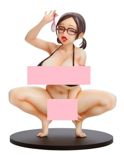 Ecchi Anime-Figuren Hentai-Figur 1/6 Shiho-Akihara Nsfw-Figur Süße Mädchen Anime-Mädchen-Sammlungsfigur Spielzeug-Cartoon-Sammlung 16 cm (weiße Basis) von AnimaFg