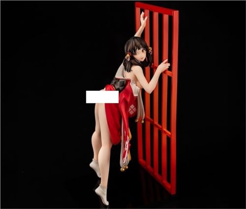 Ecchi Anime Figuren Hentai Figur 1/7 Gorgeous-Pose 3 Nsfw Figur Süße Mädchen Anime Girl Collection Figur 27cm/10,6in(Soft Chest Refined Version) von AnimaFg