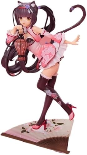 Ecchi Anime Figuren Hentai Figur Actionfigur Cartoon Spielzeugfiguren Süße Mädchen Anime Mädchen Sammlung Cartoon Sammlung 24cm/9.4in(Chocola) von AnimaFg