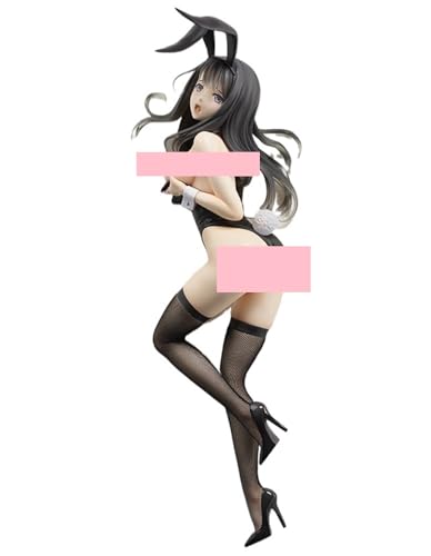 Ecchi Anime Figuren Hentai Figur Bunny Girl NSFW Figur Süße Mädchen Anime Girl Sammlung Figur Spielzeug Cartoon Sammlung 45cm/17.7in(Hard Version) von AnimaFg