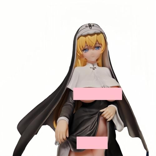 Ecchi Anime Figuren Hentai Figur NSFW Figur Nonnenserie Süße Mädchen Anime Mädchen Sammlung Figur Spielzeug Cartoon Sammlung 27cm von AnimaFg