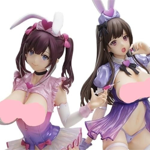 Ecchi Anime Figuren Hentai Figur NSFW Figur Süße Mädchen Anime Mädchen Sammlung Figur Spielzeug Cartoon Sammlung 28cm/11in(Nasu Yurina and Kango Aihua) von AnimaFg