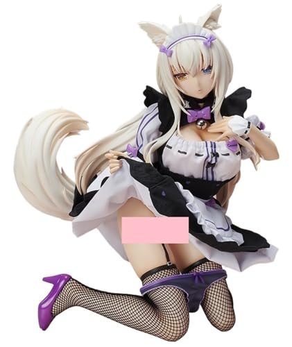 Ecchi Anime Figuren Hentai Figur Sweet Sisters Coconut & Red Bean Nsfw Figur Süße Mädchen Anime Girl Sammlung Figur Spielzeug Cartoon Sammlung 28,5 cm/11 Zoll (Kniende Position)(Maid coconut hardware) von AnimaFg