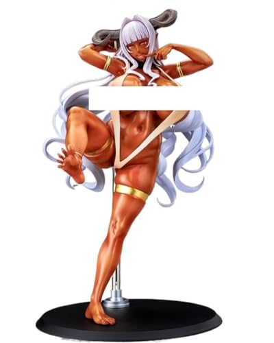 Ecchi Anime Figuren Hentai Figur The Demon-King's Four and a Half Tatami Room Life Nsfw Figur Süße Mädchen Anime Girl Collection Figur 33cm/13in(White) von AnimaFg