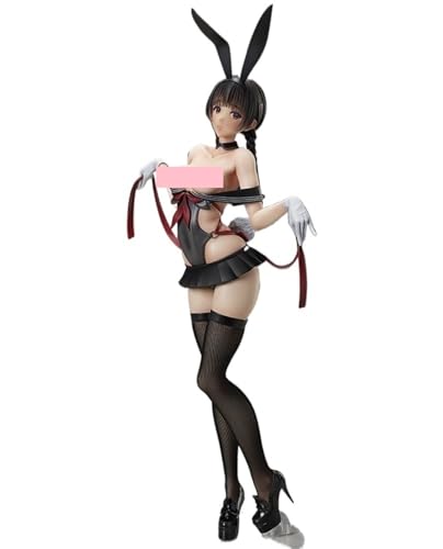 Ecchi Anime Figuren Hentai Figur Zopf Häschen Mädchen NSFW Figur Süße Mädchen Anime Mädchen Sammlung Figur Spielzeug Cartoon Sammlung 45cm/17.7in(Hard Version) von AnimaFg