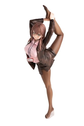 Ecchi Anime Figuren Nsfw Hentai Figur 1/6 OLjiang-wer Will Nicht zur Arbeit gehen Süße Mädchen Anime Girl Collection Figur Spielzeug Cartoon Collection 26cm/10,2in von AnimaFg