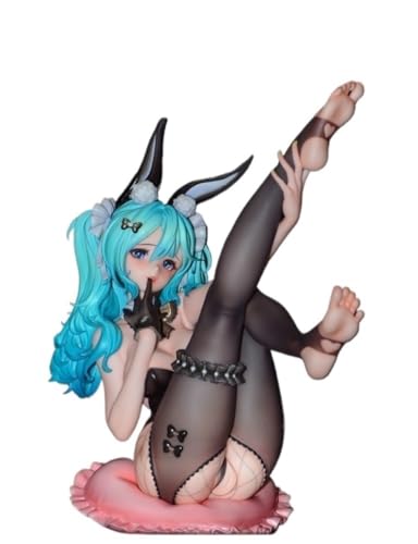 Ecchi Anime Figuren Nsfw Hentai Figur 1/7 Sakura-Bunny Girl Süße Mädchen Anime Girl Collection Figur Spielzeug Cartoon Collection 18 cm/7,1 Zoll von AnimaFg