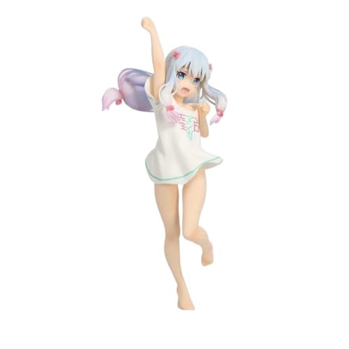 Ecchi-Figur, Anime-Mädchen Izumi Sagiri, Anime-Charaktere, Anime-Statue, Sammlermodell, bemalte Figur, Puppe, Geschenk, 9,4 Zoll (transparente Basis) von AnimaFg