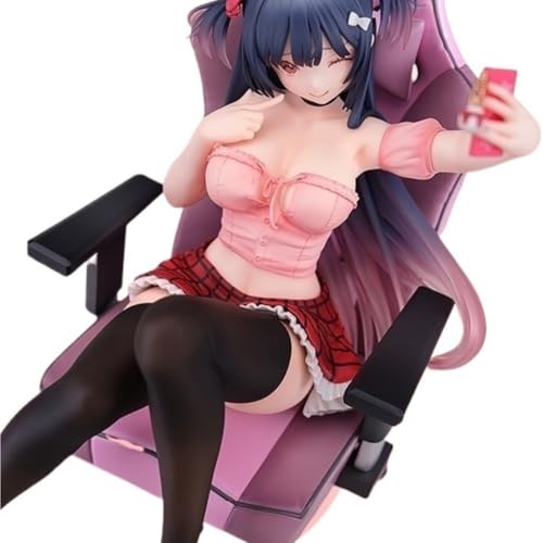 Ecchi-Figur Anime-Figur Hentaii-Figur Chair Girl Bemalter Charaktermodus Anime-Sammlerstück 22 cm von AnimaFg