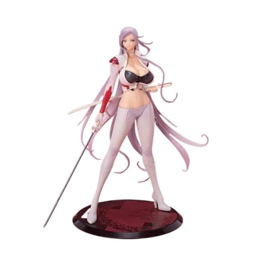 Ecchi Figur Hentai Figur Nsfw Anime Mädchen Figur Niedliche Puppe Dekor Modell Cartoon Anime Mädchen Sammlung 27cm/11in(White) von AnimaFg