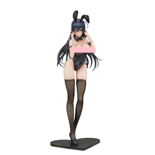 Ecchi Figur Hentai Figur Nsfw Anime Mädchen Figur Niedliche Puppe Dekor Modell Cartoon Anime Mädchen Sammlung 30 cm/11,8 Zoll(Black) von AnimaFg