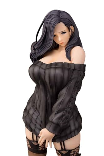 Ecchi Figur Hentai Figur Nsfw Anime Mädchen Figur Niedliche Puppe Dekor Modell Cartoon Anime Mädchen Sammlung 30 cm/11,8 Zoll(Black) von AnimaFg