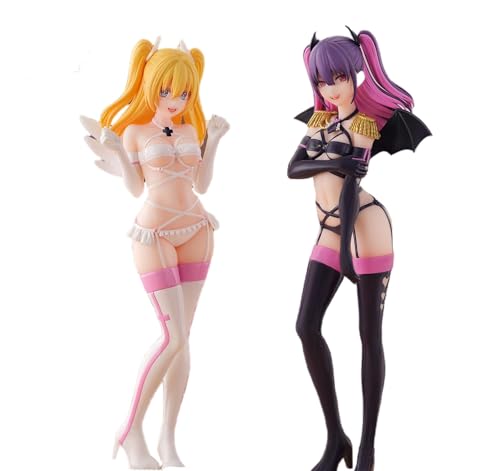 Ecchi Figur Nsfw Liliel/Miriela Health Team Anime Girl Figur Hentaii Figur Anime Figur Mädchen 18+ Unzensierte Sammlung Geschenk Modell Spielzeug 22 cm/8,7 Zoll(2pcs) von AnimaFg