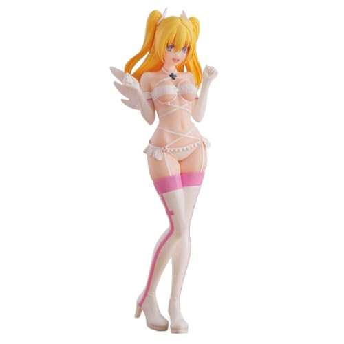 Ecchi Figur Nsfw Liliel/Miriela Health Team Anime Girl Figur Hentaii Figur Anime Figur Mädchen 18+ Unzensierte Sammlung Geschenk Modell Spielzeug 22 cm/8,7 Zoll(White) von AnimaFg