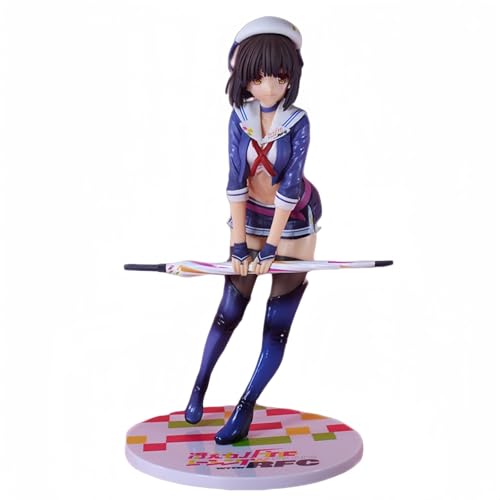 Ecchi Figure Anime Girl Figure Original -Saekano Megumi (Racing Version) 1:7 Scale PVC Figure Standing Game Periphery Character Model Collection Gift von AnimaFg