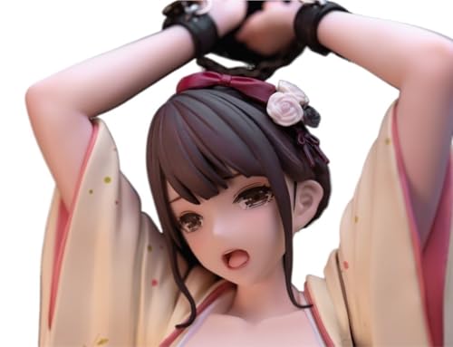 Ecchi-Figuren, Hentai-Figuren, 1/6 Kimono-Actionfiguren, Heimdekor, Sammelfiguren, Anime-Figuren, Mädchen, Sammelpuppe, Geschenke, Abnehmbare Kleidung, 31 cm (weicher Körper) (mit Sockel und Zubehör) von AnimaFg