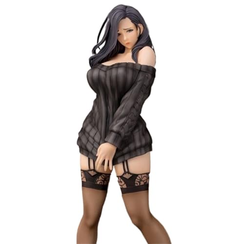 Ecchi Original Charakter Anime Figur - Kujo Shiho Oda Charakter Anime Sammlerstück Süßes Puppenmodell Geschenk for Erwachsene Höhe 30cm(Black) von AnimaFg