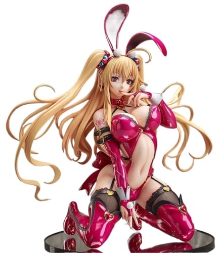 Nsfw Figur Ecchi Figur Anime Figur 1/4 Caroline-Yuri Bunny Girl Süße Puppe Dekoration Modell Cartoon Spielzeug Figur Anime Girl Serie 35 cm/13,8 Zoll von AnimaFg