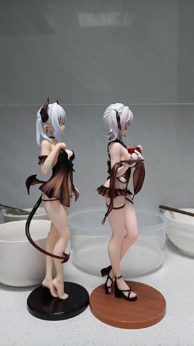 Nsfw Figur Ecchi Figur Anime Figur 1/6 Barkeeper-Cynthia-Lilith Süße Puppe Dekoration Modell Cartoon Spielzeug Figur Anime Girl Serie 27 cm/10,6 Zoll(2PCS) von AnimaFg