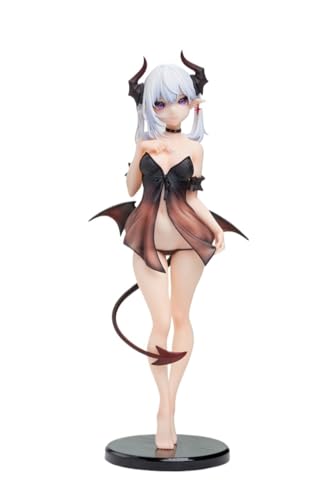 Nsfw Figur Ecchi Figur Anime Figur 1/6 Barkeeper-Cynthia-Lilith Süße Puppe Dekoration Modell Cartoon Spielzeug Figur Anime Girl Serie 27 cm/10,6 Zoll(Lilith The Little Devil) von AnimaFg