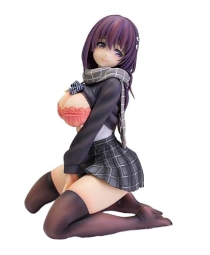 Nsfw Figur Ecchi Figur Anime Figur 1/6 Mädchen ohne Kleidung Puppe Dekoration Modell Cartoon Spielzeugfigur Anime Girl Serie 16 cm/6,3 Zoll(Hard Breasts) von AnimaFg